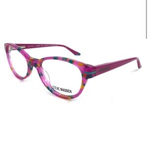 Steve Madden Kids Eyeglasses Frames FUNFFETTI FUCHSIA MULTI 44-16-120